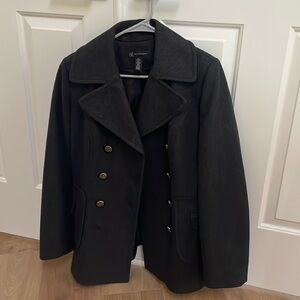 INC grey coat with wool